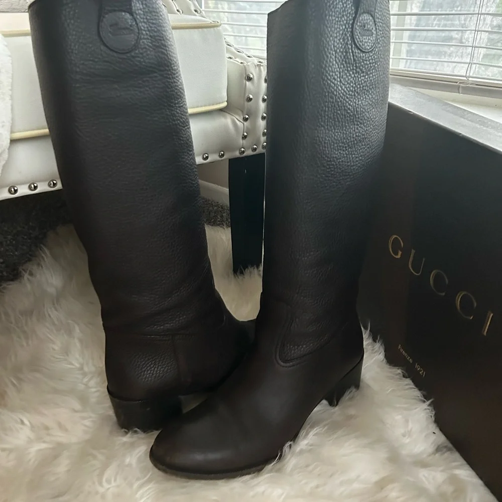 Gucci Rider Boots - Picture 1 of 9